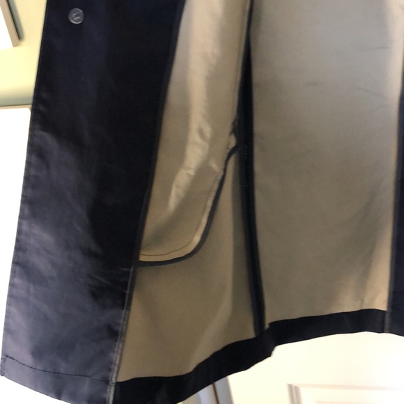 Men’s navy blue H&M raincoat - Long Jacket - Picture 4 of 9